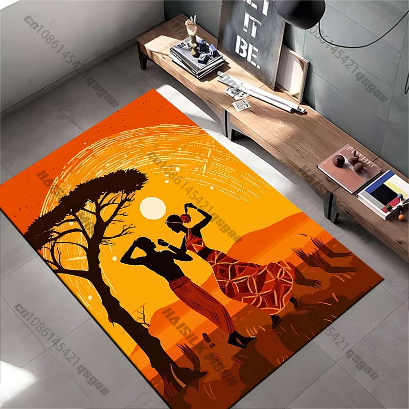 Dancing couple in sunset scenery carpet Yoga living room room decor children's crawling mat doormat area rug games mat