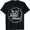 Dit Meisje Leeft Op Jezus En Paarden Paardenmeisje T-shirt