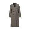 JUZI ANNAKOU Women's Double-Breasted Long Wool Double-Faced Coat