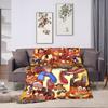 Crashs Bandicoots Soft Warm Blanket  Airplane Travel Plush Throw Blanket Funny Couch Chair Flannel Bedspread Sofa Bed Cover