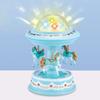Music Box Cartoon Style Go-Around Lightweight Projection Music Box Carousel Luminous