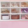 Nine Square Grid Desktop Organizers White Desk Organization Box Makeup Containers  Office Use