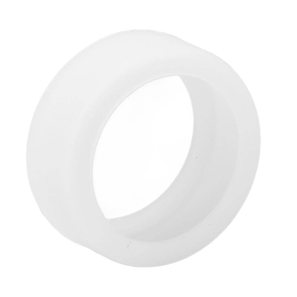 3PCS Silicone Ring Covers for Smart Ring Scratch Resistant Skin Friendly Elastic Ring Protector Protective Sleeve White M for Size 11 12 13