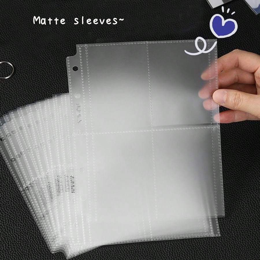 10pcs Matte Sleeves, 58x89mm, 65x90mm Postcards Bags, Super Slim Films Holder Back To School, Back To School, School Supplies