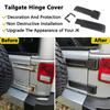 Tailgate Exhaust Vent Panel Hinge Cover Tail Light Lower Trim Keyhole Cap for Jeep Wrangler JK 2007-2017 Exterior Accessories