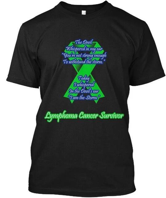 

I Am Storm Lymphoma Cancer Survivor - Devil T shirt Made in USA Size S to 5XL 4XL