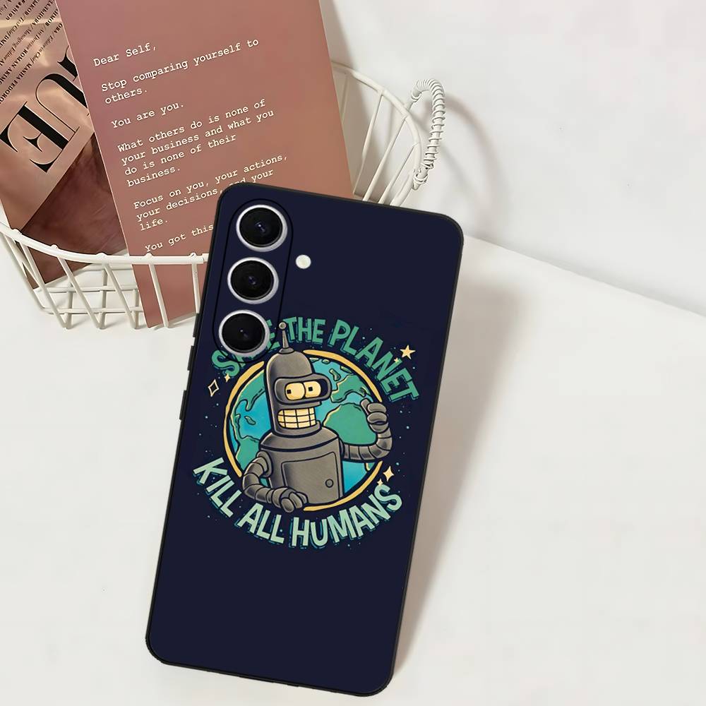 

Futurama Funny Animated Phone Case For Samsung S 24 Fe 25 Ultra Plus 20 Lite 21 30 22 23 24 22 Ultra 5G Fundas Samsung S23 5G