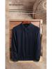 Men's Merino Wool Turn-Down Collar Sweater, Solid Color, Long-Sleeve, 2024 Autumn Collection