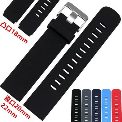 Enhanced Buckle Clasp Watch Strap 18/20/22MM for Huawei Samsung Smartwatches