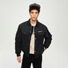 Lee Comfortable Denim Spliced Down Jacket Men outerwear Black LMT0071292RZ00FK11000