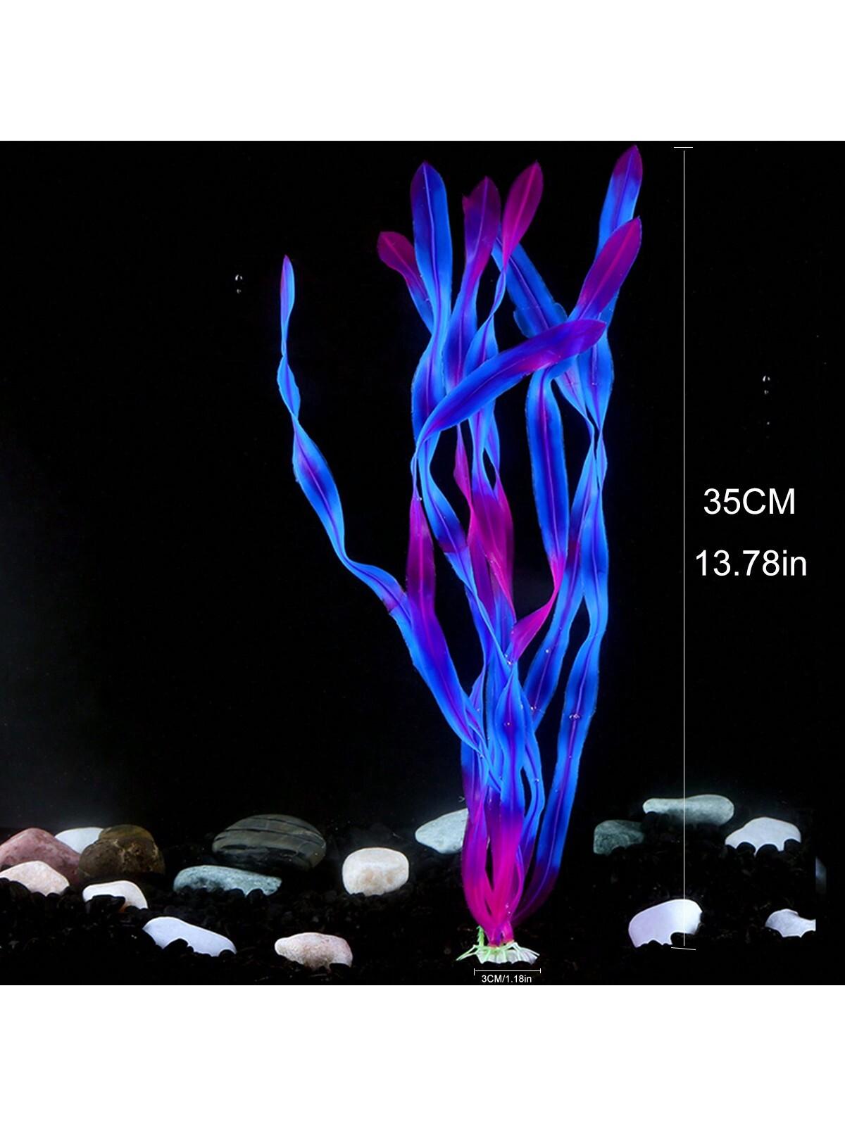

High Quality 33CM 12.99in Green Lifelike Artificial Aquarium Plants Vivid Design Creating Natural Aquatic Landscapes 12.99in фіолетовий