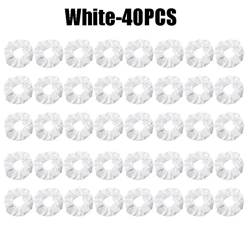 LED Luminous Scrunchies Hairband Ponytail Holder Headwear Elastic Satin Hair Bands Girl Hair Accessories for Party