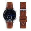 Applicable To Huawei Watch GT3 Leather Strap Men's Guochao Plain Leather Strap