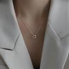 Mobius Ring Necklace: Women's Summer Luxury, Niche Design, High-End Feel, 2023 New Simple Clavicle Chain, Ins Style.