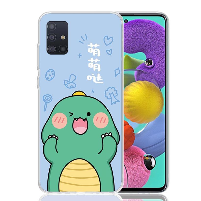 

Dinosaur Cartoon Cute Phone Case For Samsung Galaxy A52 A32 A22 A12 A02S A50S A30S A51 A31 AA71 Note 20 Ultra 10 S10 Plus Galaxy Samsung A52S 5G