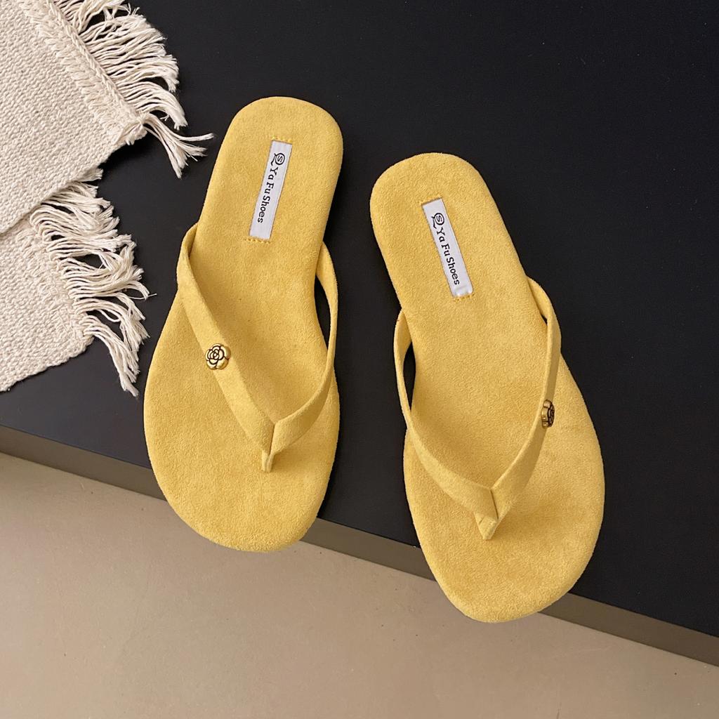 Luxury Designer Woman Flat Slippers Woven with Comfortable Women's Shoes Casual Bottom Slippers 2025 New Summer Women Sandals