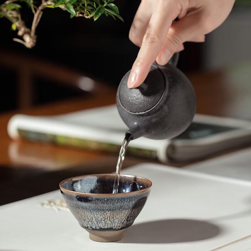 

Edenus Jianzhan Master Teacup - Oil Spot Glaze