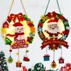 Creative Christmas Glow Wreath Children's Handmade Christmas Tree Decorations Christmas Pendants
