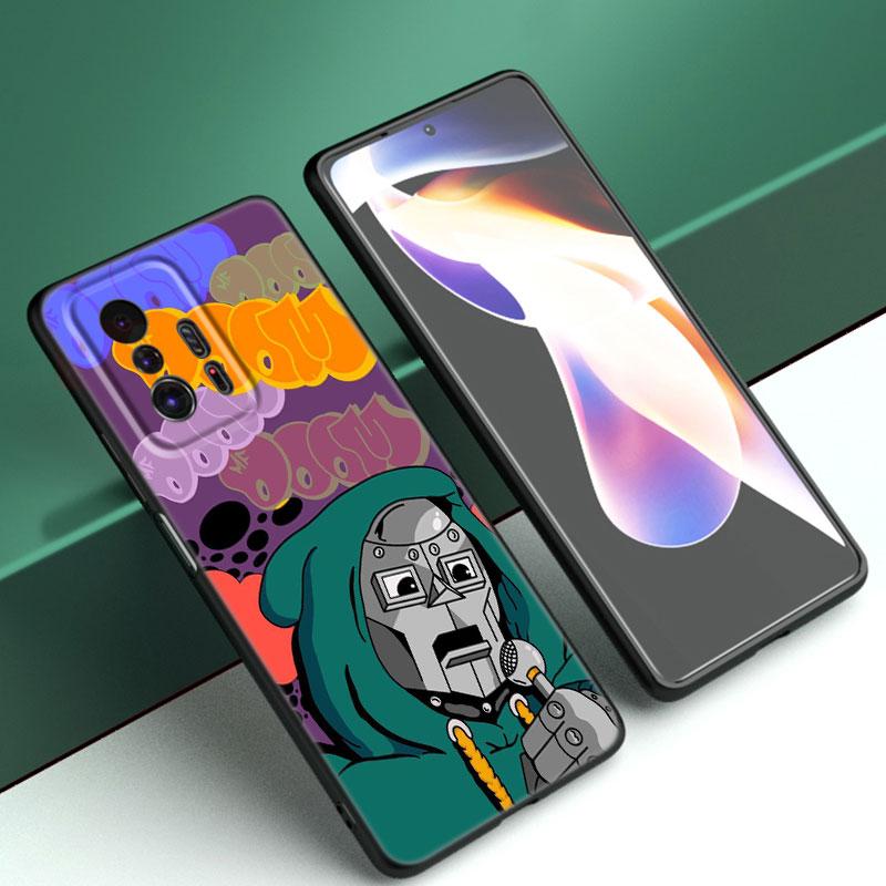 

MF DOOM Черный силиконовый чехол для телефона для Xiaomi Mi 9 SE 8 10 10T 11 12 13 Lite 9T 11T 12S 12T 13T 14 Pro 5G NE 11i 12X Xiaomi 11T 5G