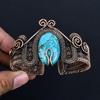 Tibetan Turquoise 999 Copper Wire Wrapped Bangle, Handmade Gemstone Bangle Jewelry, Gifts For Wife Brand New Bangle
