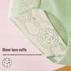 Langsha Women's High-Waist Tummy Control Lace Antibacterial Cotton Briefs