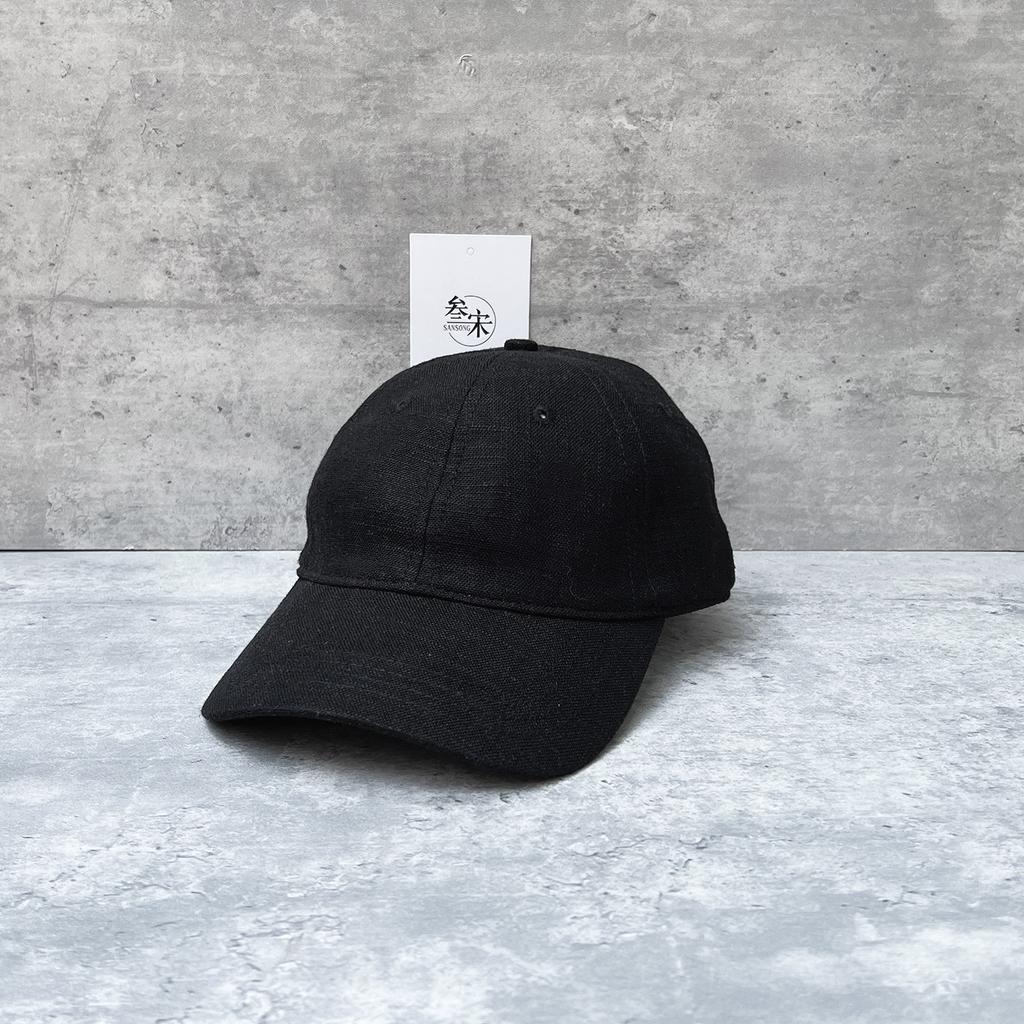 Light Luxury Cotton And Linen Breathable Light Beige Baseball Hat Men'S And Women'S Daily Basic Versatile Visor Cap Cap
