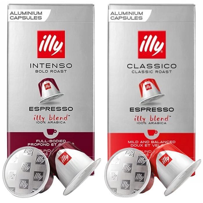 Capsules café - Illy - Classico Intenso - Arabica Nespresso compatible - Espresso intense