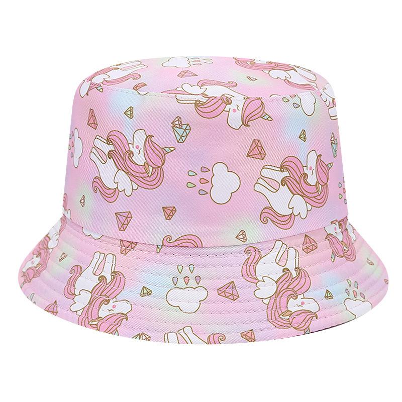 2 3 4 5 Years Old Boys Girls Bucket Caps for UV Protection Cotton Sun Hats Summer Spring Outdoor Visor