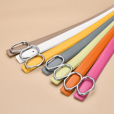 Women's Genuine Leather Belt Women's Belt Decoration Versatile Jeans Casual Pants Women's Business Belt