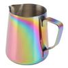 Lattiera per montare il latte in acciaio inox, brocca per il latte, lattiera per caffè per negozio di tè al latte, bar, 350 ml