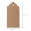 Étiquettes cadeau - G2PLUS - G2PLUS - 100 étiquettes - Papier kraft - Ficelle en jute 30m