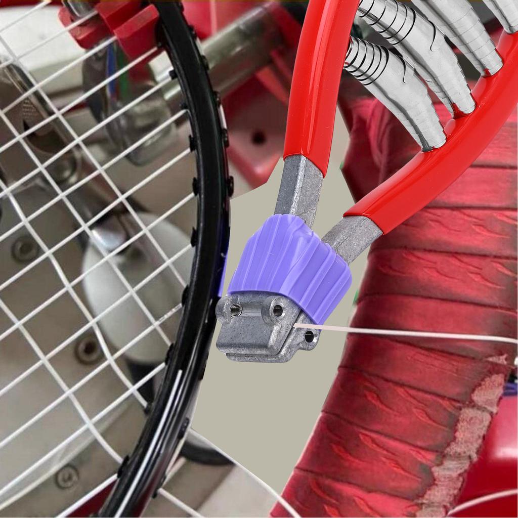Startklemme Zinklegierung Stahl Badminton Besaitungsklemme 4 Feder Startklemme Klemmwerkzeug für Tennis Badminton Schläger