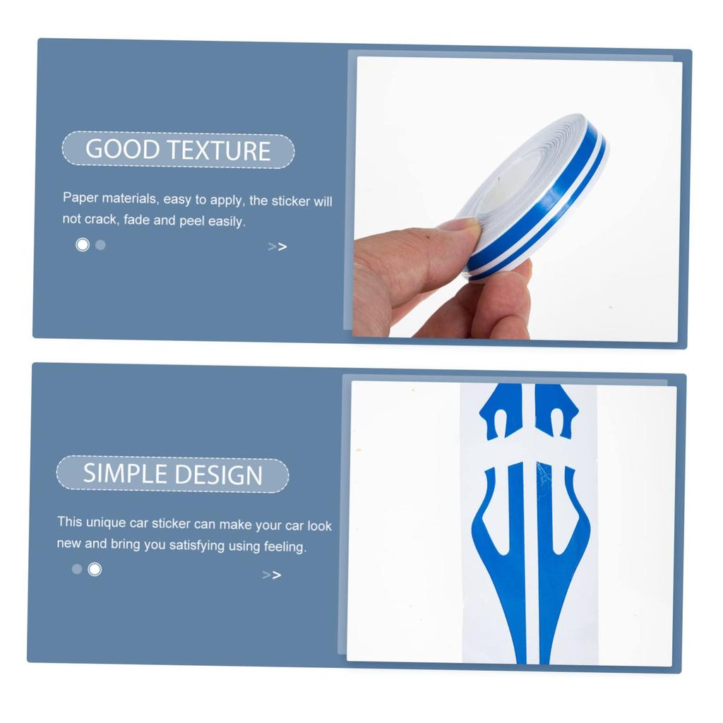 COSMEVIVI Car Decoration Sticker Car Side Door Sticker Pinstriping Kit Car Pinstriping Auto Pinstriping