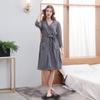 Unisex Quick-Dry Waffle Bathrobe - Lightweight, Absorbent, Ideal for Spa & Sauna
