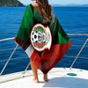 Mexico Football Team Emblem Printed Beach Towel, Super Soft Microfiber, Perfect Gift Birthday, for Pool, Beach, Travel, for Family and Friends