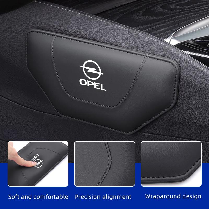 Bil Läder Knäskydd Inre Knädyna Bekväm För Opel Corsa Astra Insignia Vectra Zafira Meriva Mokka Grandland Vivaro