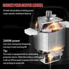 6L 2000W 2 Gear Stainless Steel Garlic Vegetable Blender Mixer Baby Food Processor Electric Meat Grinder Kitchen Chopper Mincer