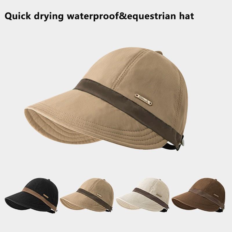 Women'S Foldable Sun Hat Summer Outdoor Beach Wide Brimmed Fisherman'S Hat