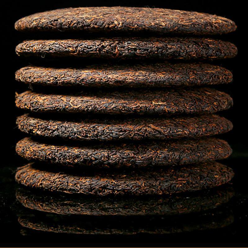 357g Yunnan Pu Erh Tea Cake Ripe Puer Tea Menghai Spring Tea Healthy Green Food