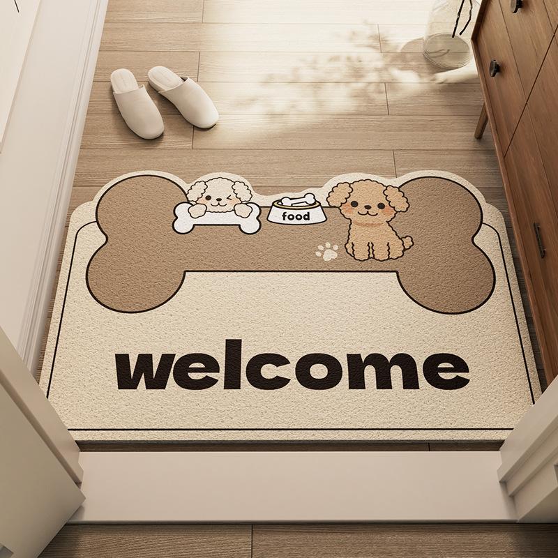 Light Luxury Home Floor Mat Door Entry Floor Mat Can Be Cut Silk Ring Floor Mat, Dirt-Resistant And Easy To Take Care Of Floor Mat Non-Slip Mat