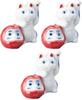 Set of 3 Chopstick Rests Maneki Neko Daruma Chopstick Rests - [4x4cm]