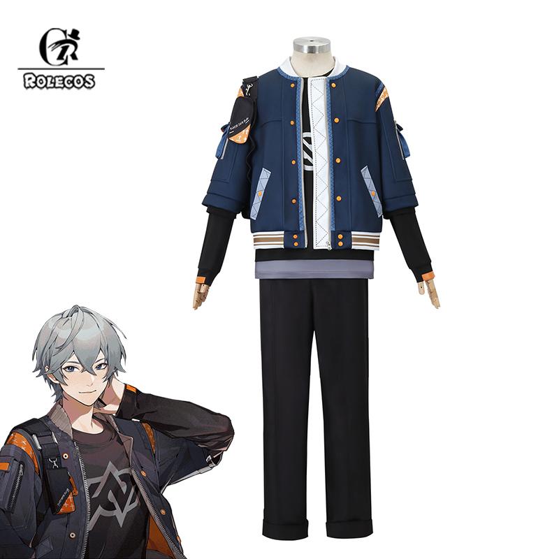 Game Zenless Zone Zero Wise Cosplay Costume Male Protagonist Wise Phaethon Agents School Uniform Halloween Full Set