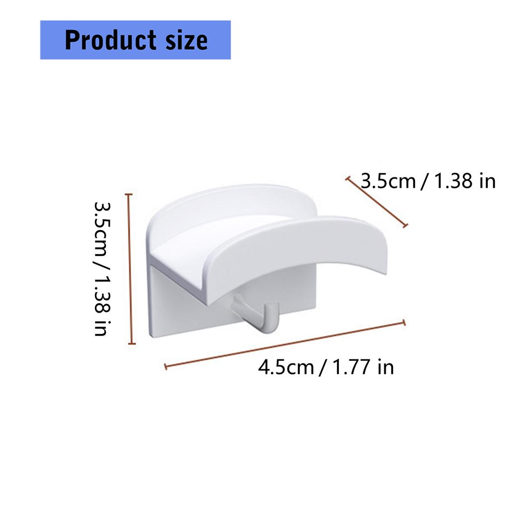 2PCS Compact Headphone Hanger Hook Featuring Lightweight Construction for Secure Mounting Anti Damage Protections