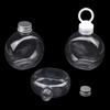 320/500Ml Flat Round Water Bottle Clear Milk Tea Coffee Bottle Drinking Bottles Portable Pet Juice Drink Bottle