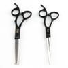 6.0 Inch Half Body, Black, Personalized Sup Trendy, Hair Scissors, Hair Scissors, Flat Scissors, Bangs Scissors