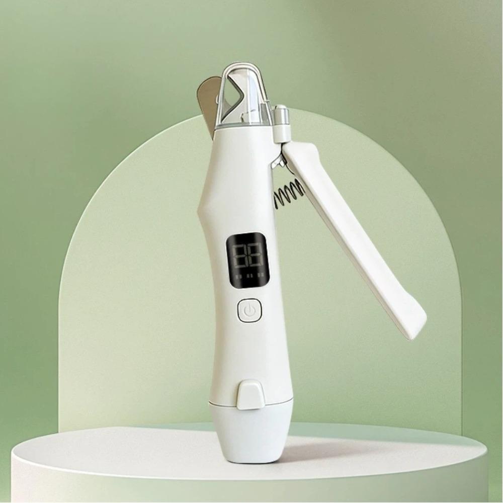 

Electric Dog Nail Trimmer Stainless Steel Blade with LED Lights Dog Nail Grinder LCD Display Rechargeable Cat Nail Trimmer