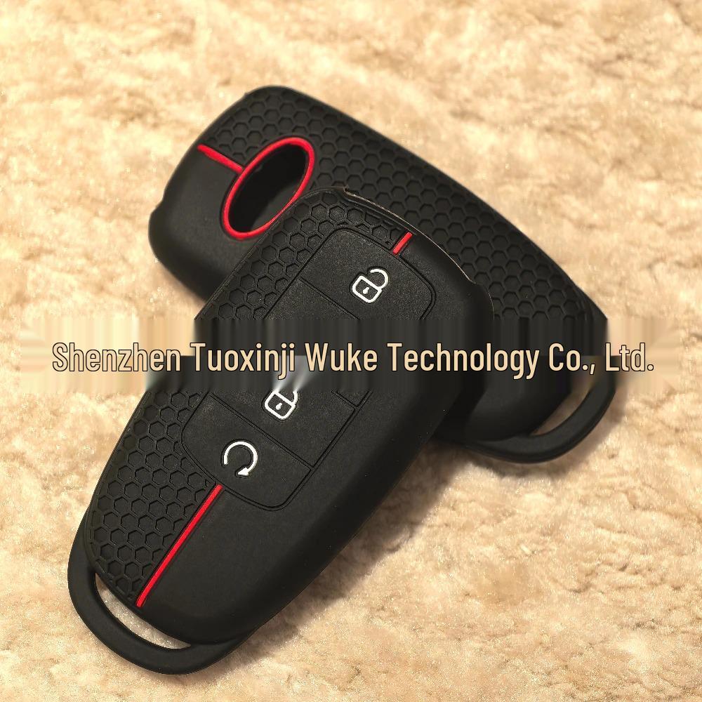 Chery Tiggo & Arrizo Silicone Car Key Cover with Honeycomb Design