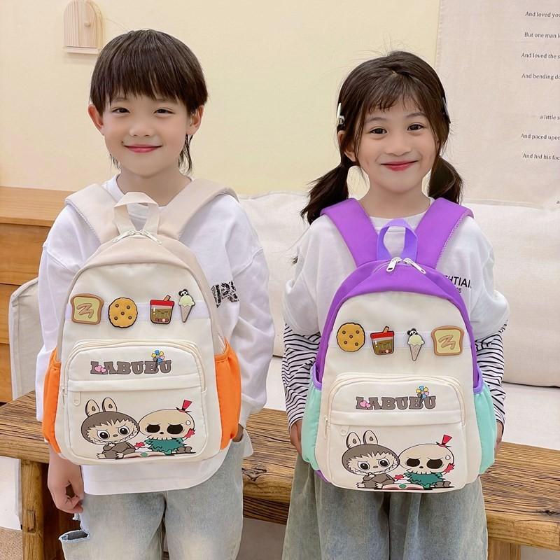 Adorable New Labub Children's Backpack Cute Kindergarten Cartoon Bag For Kids Ages 3 To 10