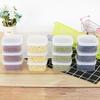 1 Pz 250ML Plastica Contenitore per Alimenti Fresco Organizzatore Scatola Colore Casuale