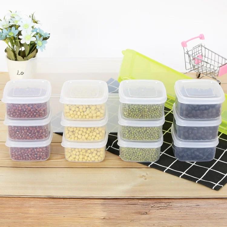 1 Pz 250ML Plastica Contenitore per Alimenti Fresco Organizzatore Scatola Colore Casuale